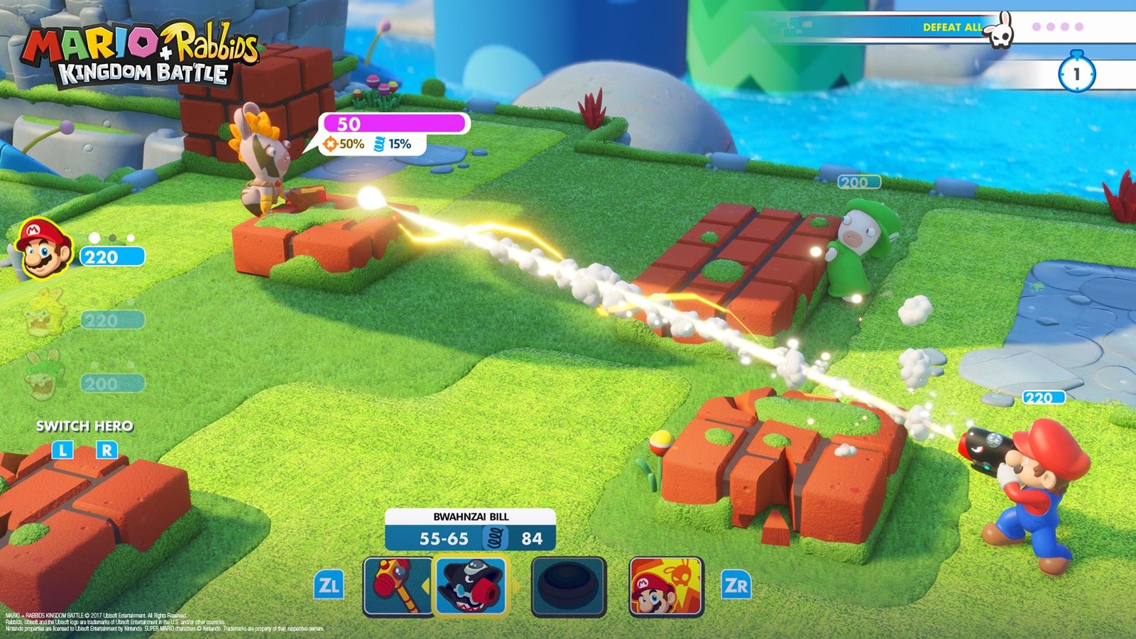 Igra za NINTENDO SWITCH MARIO AND RABBIDS (KINGDOM BATTLE and SPARKS OF HOPE)-3