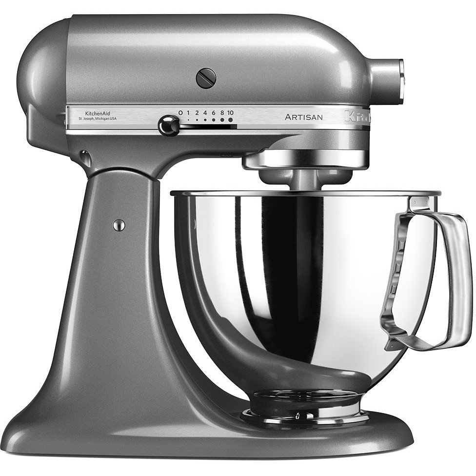 Mikser KITCHENAID 5KSM125ECU (300 W, srebrna boja)