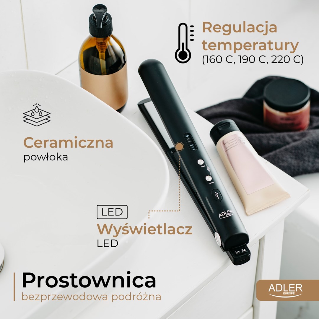 Pegla za kosu ADLER AD 2327b-9