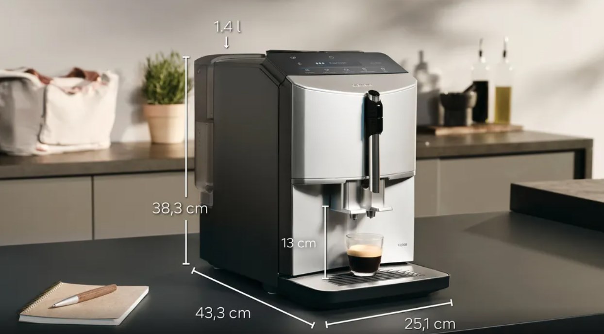 Espresso aparat SIEMENS TF303E01 EQ300 srebrni 1300W-2
