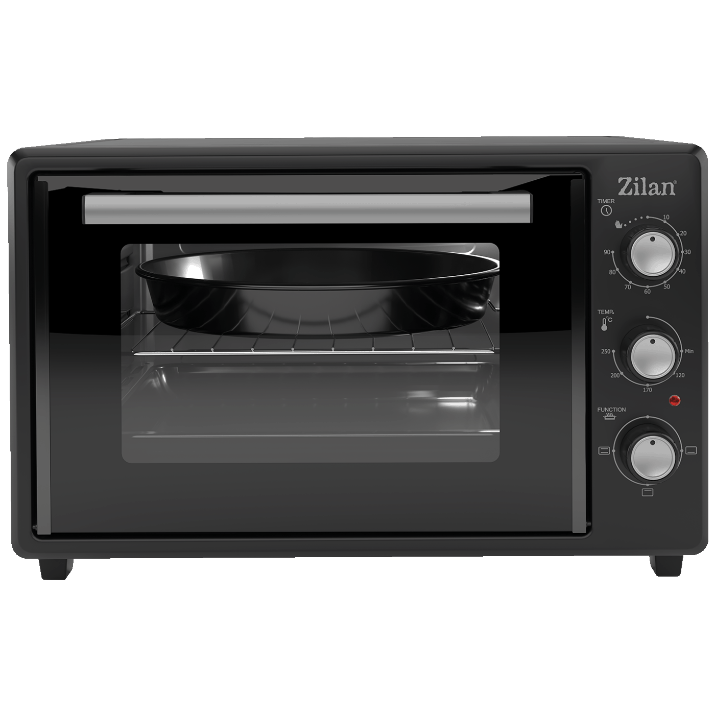 Zilan Mini pećnica sa grilom, zapremina 35 l, 1800 W, crna - ZLN5323 Gusto-0