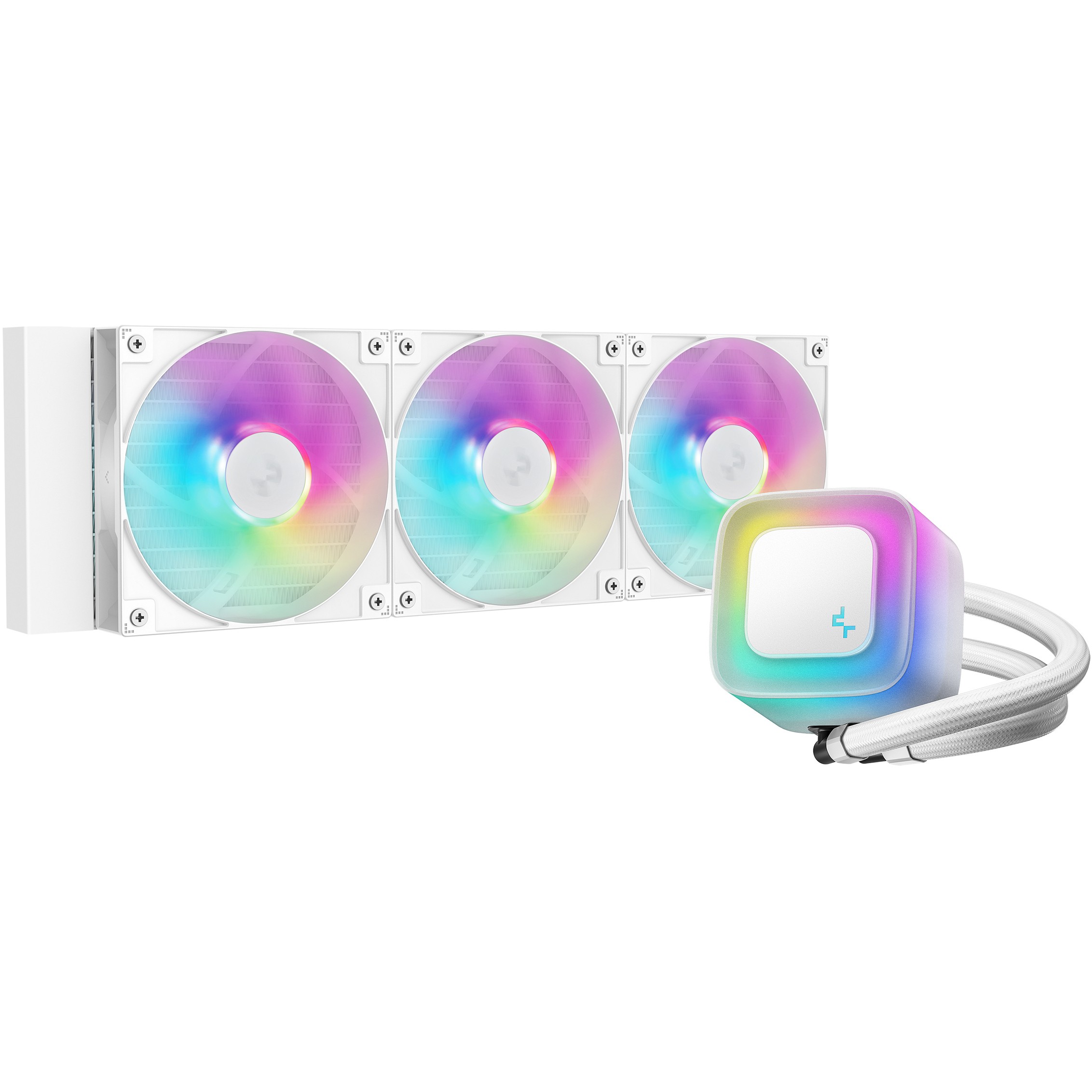 All-in-one tekući hladnjak DEEPCOOL LE360 WH V2 (12 cm, Bijeli, 1 kom)-0
