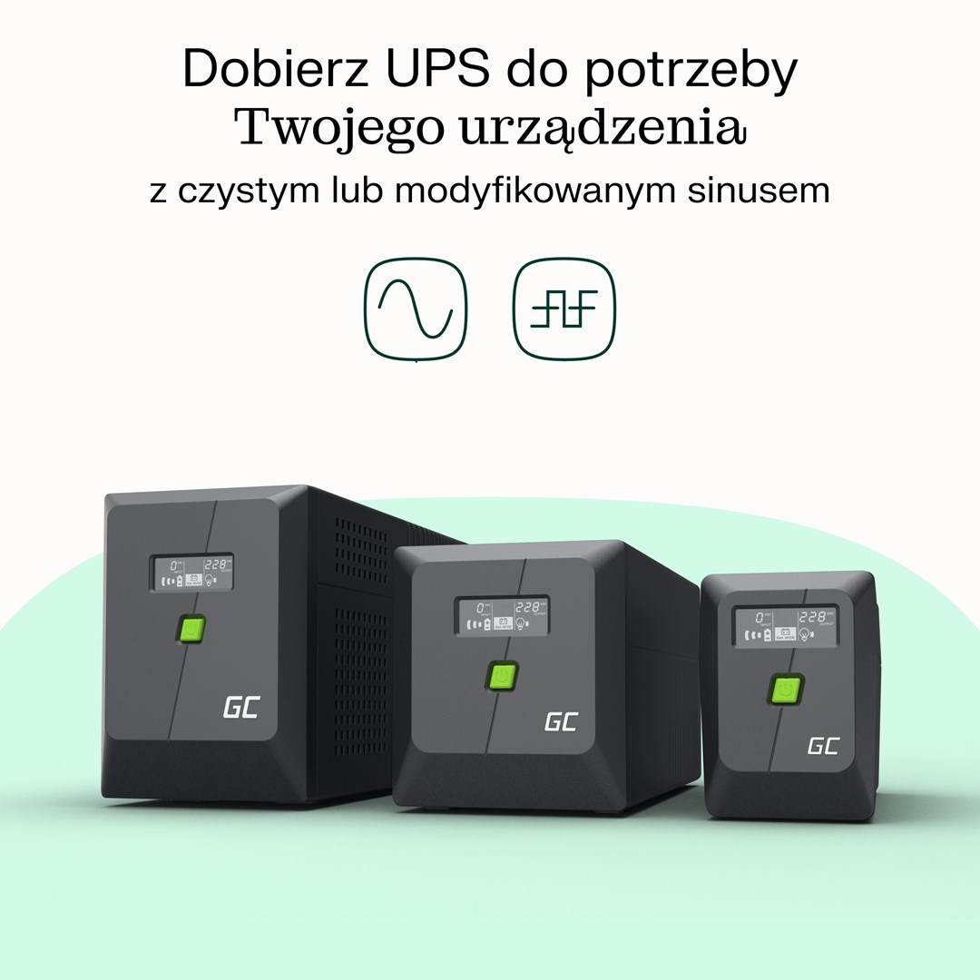 UPS GREEN CELL POWERPROOF 360W/650VA MOD. SINE (360W snaga, 650VA kapacitet, modifikovani sinusni val)-13