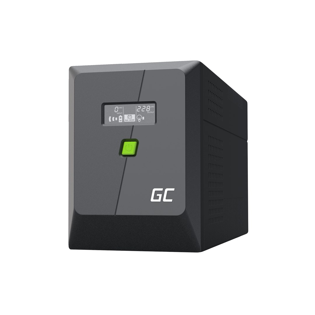 GREEN CELL UPS POWERPROOF 1050W/1500VA PURE SINE-12