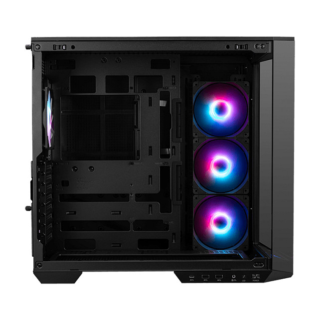 Kućište za računalo MSI MAG Pano 100R PZ Black (Midi Tower, 270° panoramsko staklo, 4x ARGB ventilatora)-1
