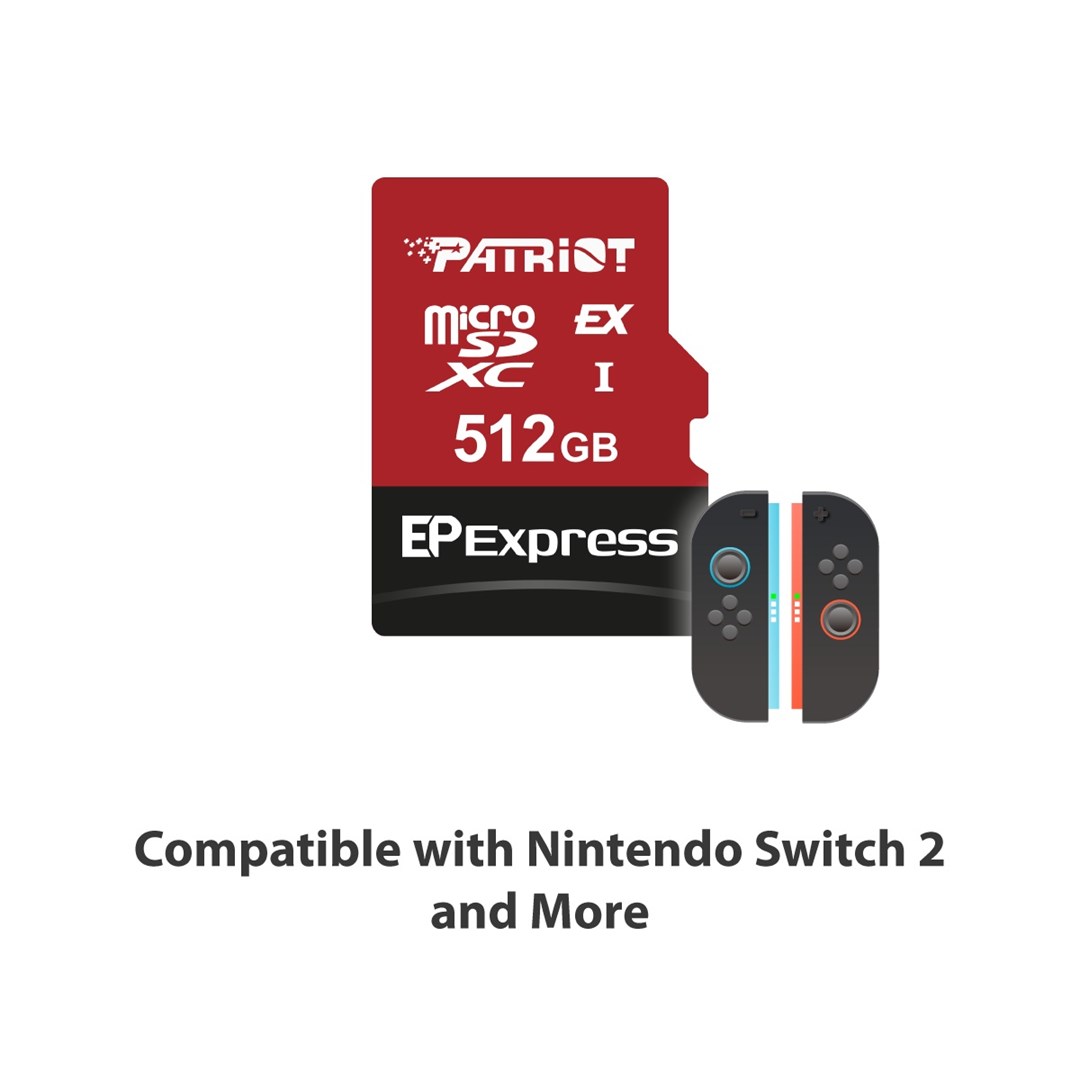 Micro SDXC memorijska kartica PATRIOT EP 512GB 800/600 MB/s U3