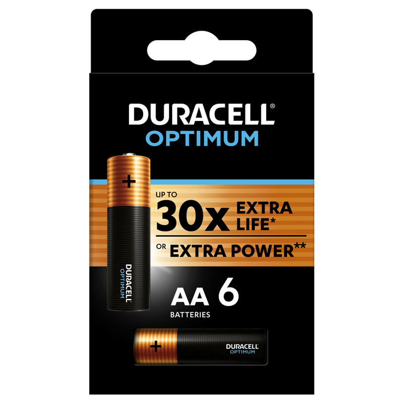 Baterija DURACELL OPTIMUM AA K6 - 6 kom
