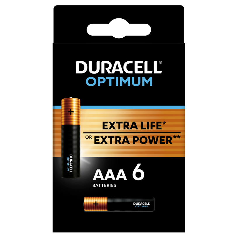Baterija DURACELL OPTIMUM AAA K6 - 6 kom
