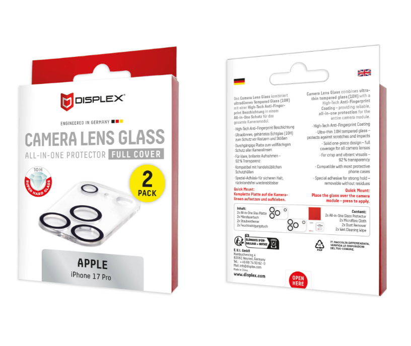 Staklo zaštitno DISPLEX All-In-One Camera Protector za iPhone 17 Pro-1