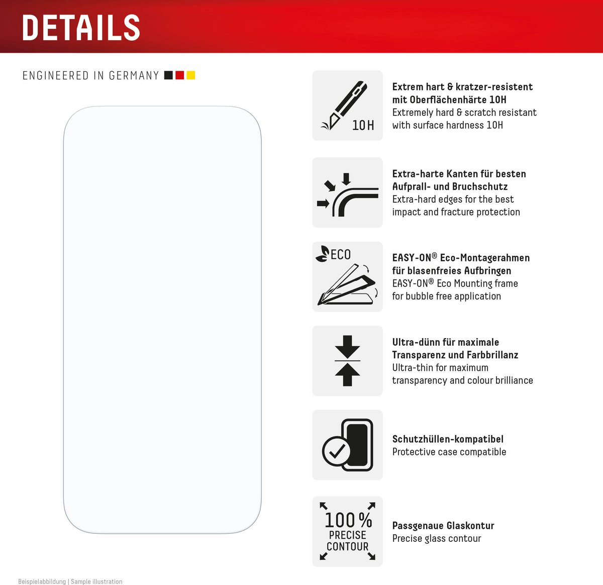 Staklo zaštitno DISPLEX Screen Protector + Case za IPHONE 17-3