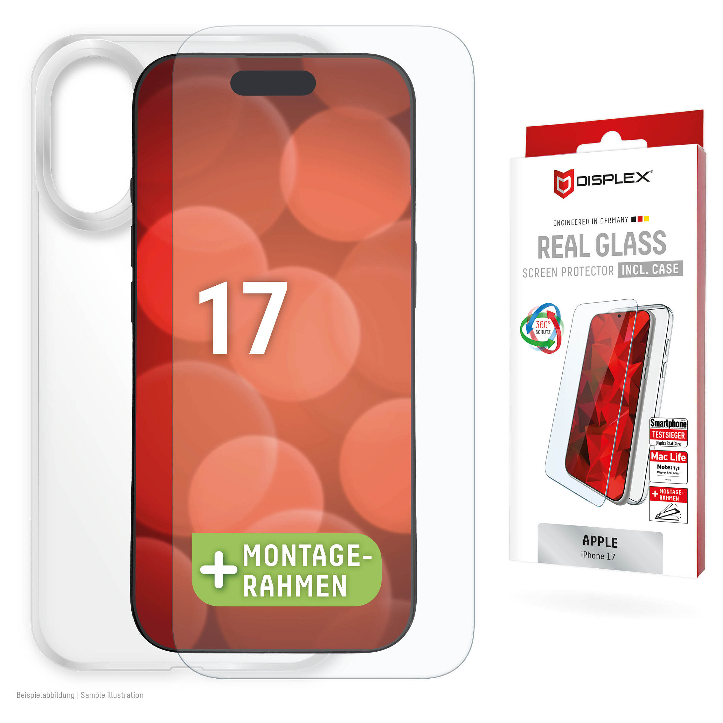Staklo zaštitno DISPLEX Screen Protector + Case za IPHONE 17-4