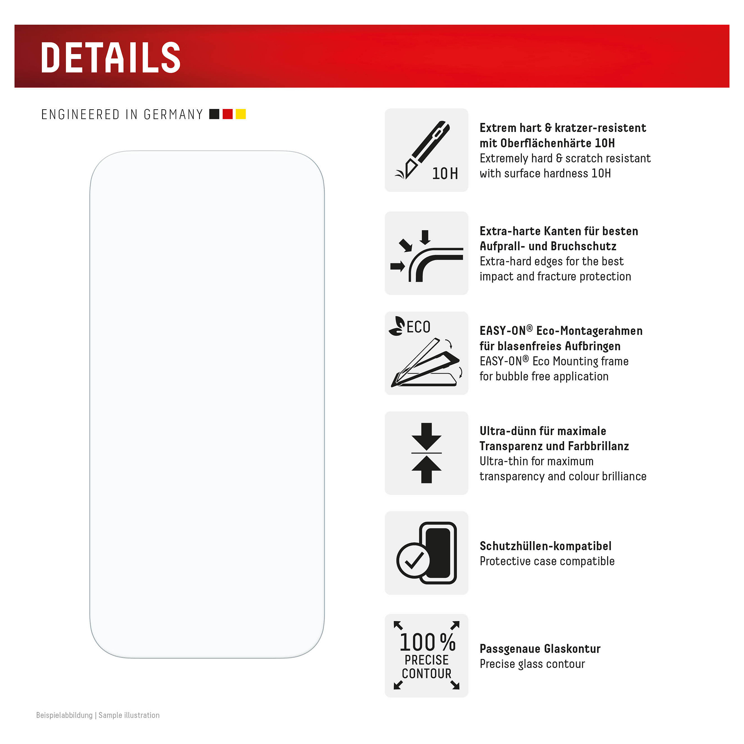 Staklo zaštitno DISPLEX Screen Protector + Case za IPHONE 17-8