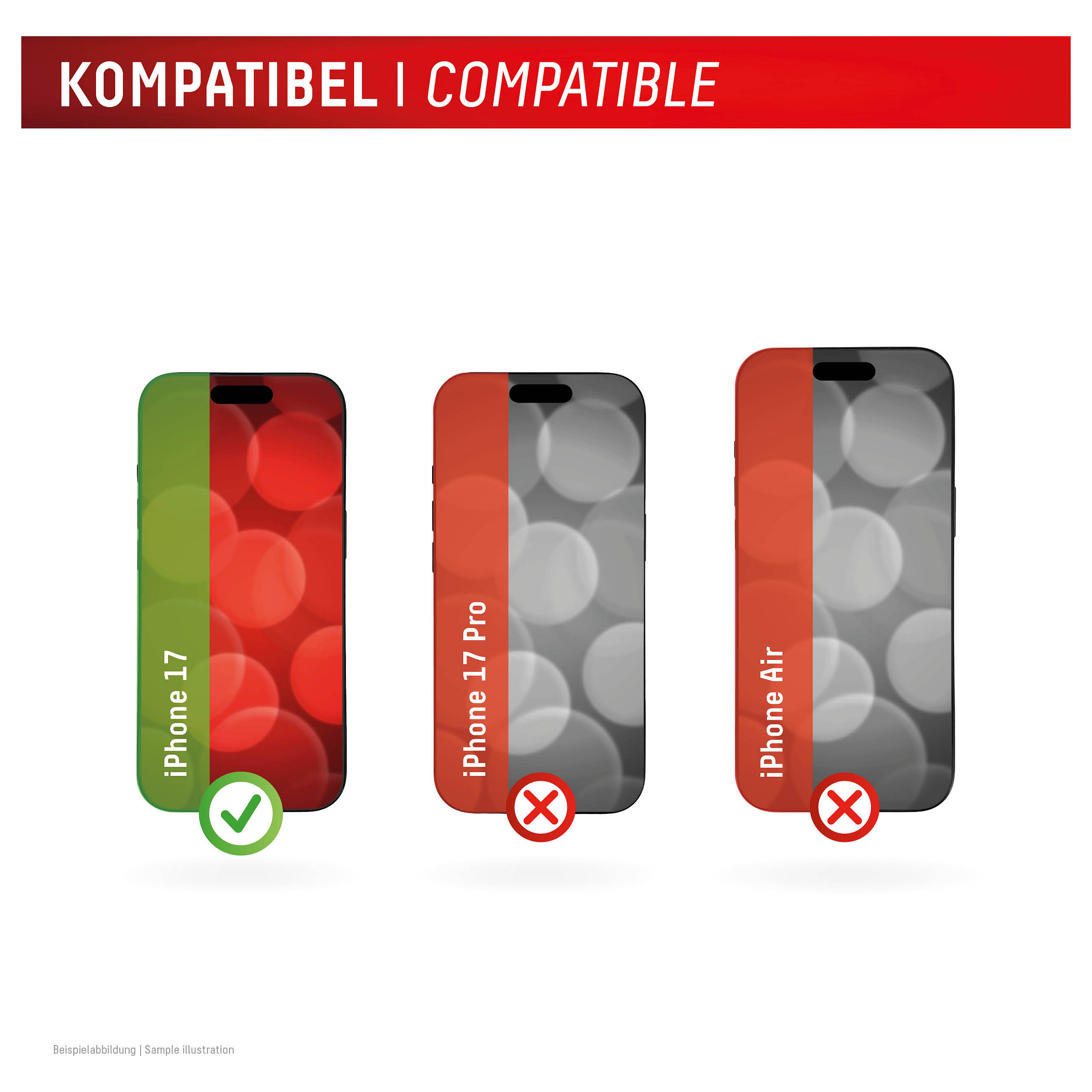 Staklo zaštitno DISPLEX Screen Protector + Case za IPHONE 17-13