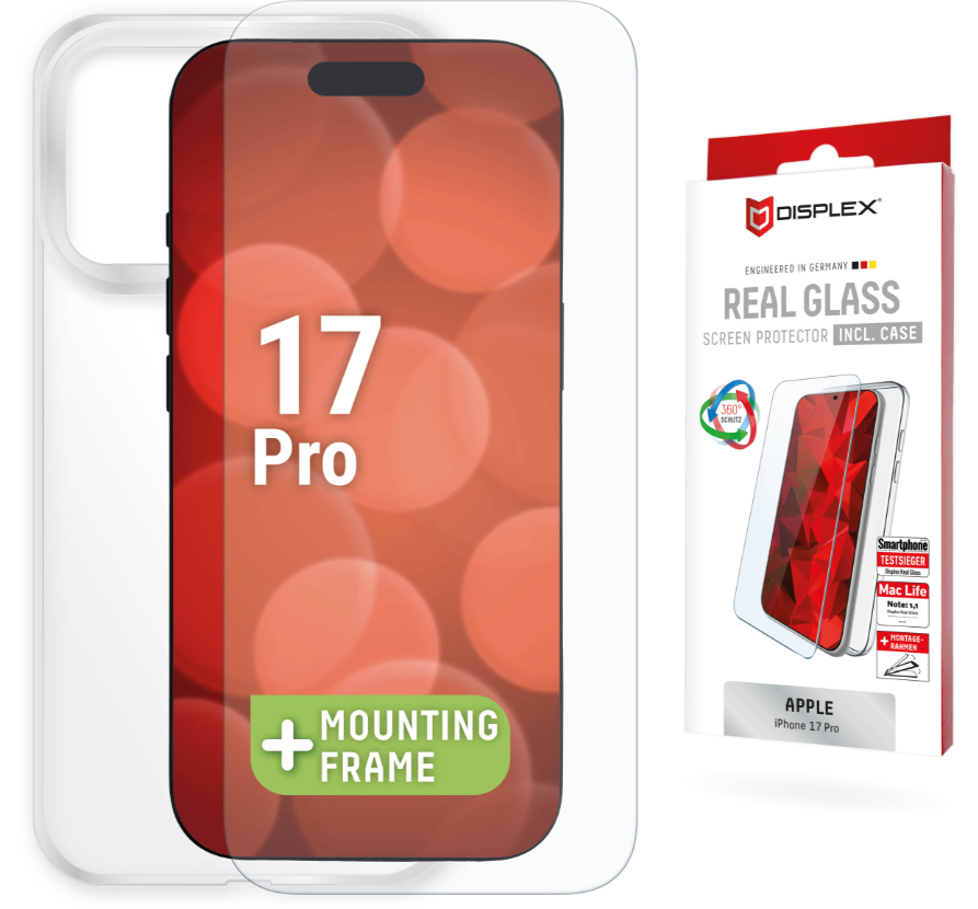 Staklo zaštitno DISPLEX Screen Protector + Case za IPHONE 17 Pro