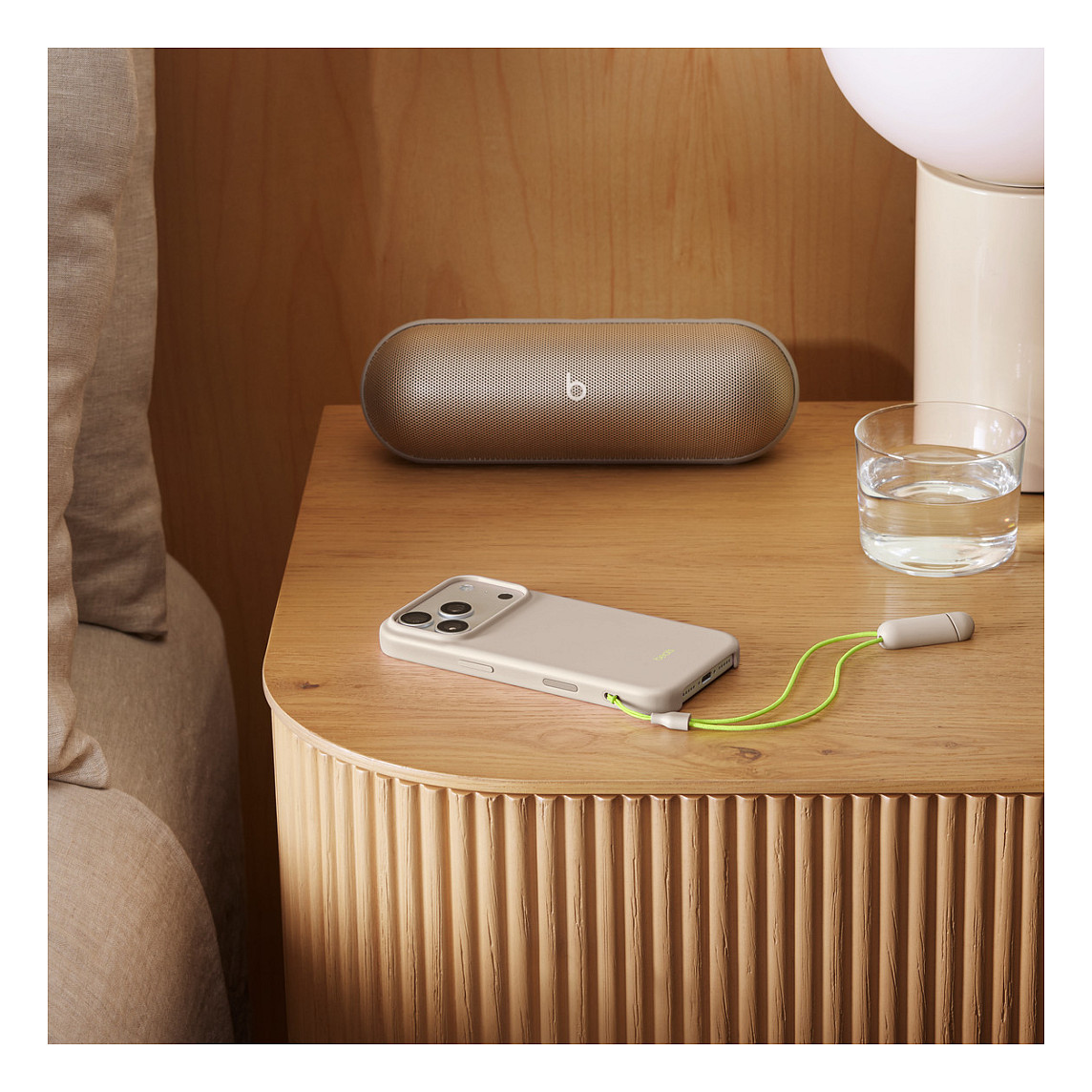 Maska za mobitel BEATS za IPHONE 17 Pro, MagSafe, Camera Control - Lime Stone-7