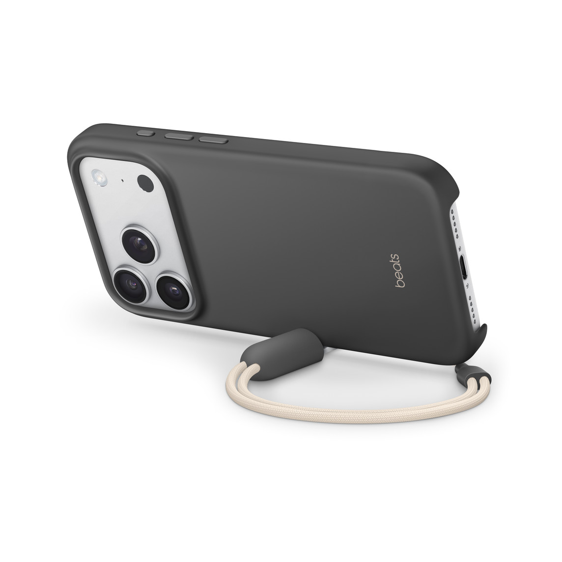 Maska za iPhone APPLE Beats iPhone 17 Pro s postoljem, MagSafe i kontrolom kamere - Granite Gray-4