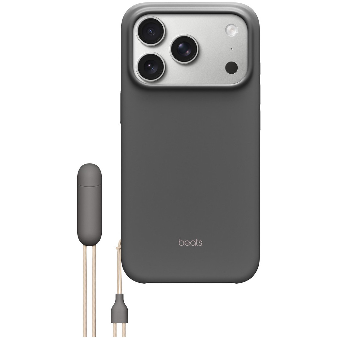 Maska za iPhone APPLE Beats iPhone 17 Pro s postoljem, MagSafe i kontrolom kamere - Granite Gray-3