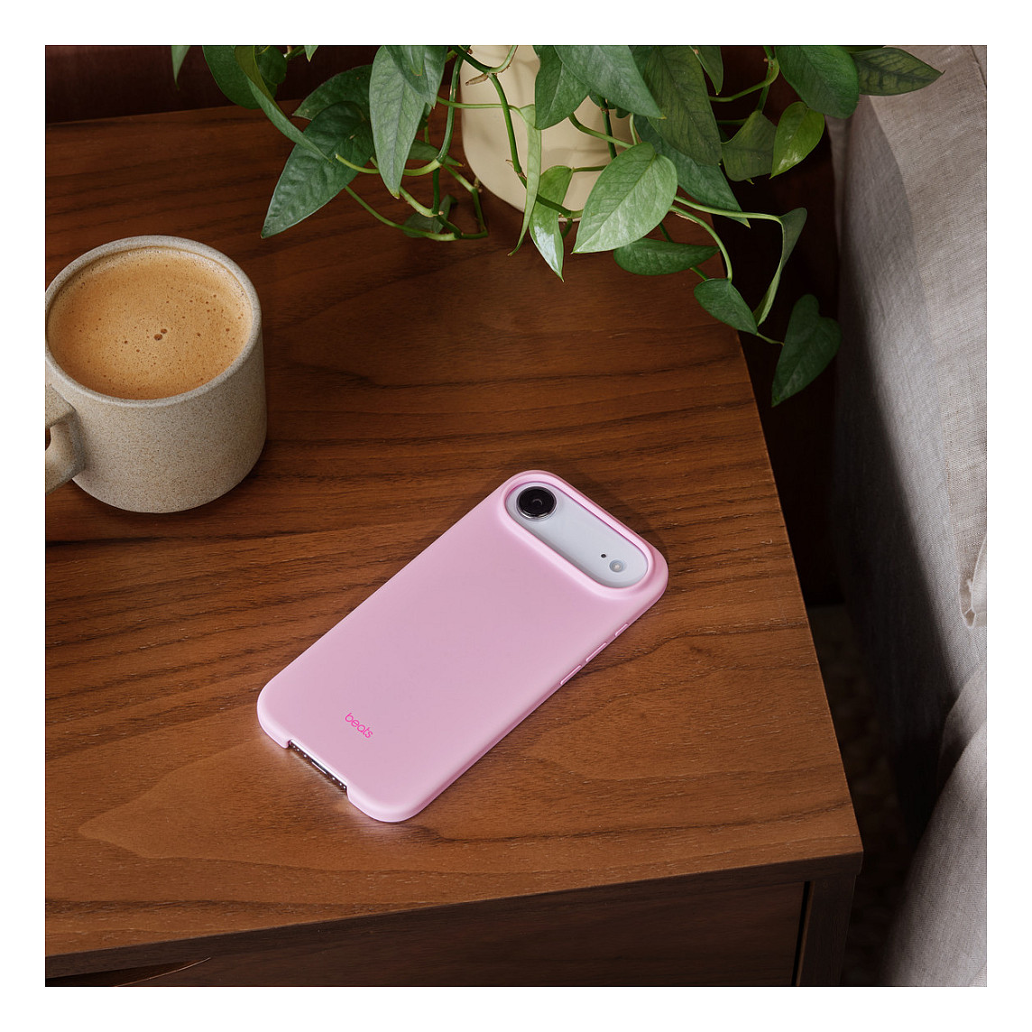 Futrola za iPhone APPLE Beats Air s MagSafe i kontrolom kamere - Pebble Pink-5