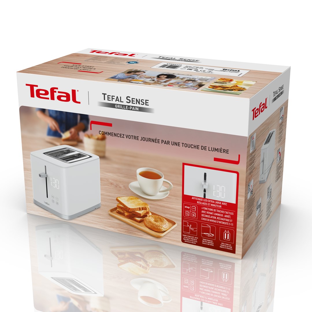 Toster TEFAL Sense TT6931 850 W bijeli-6