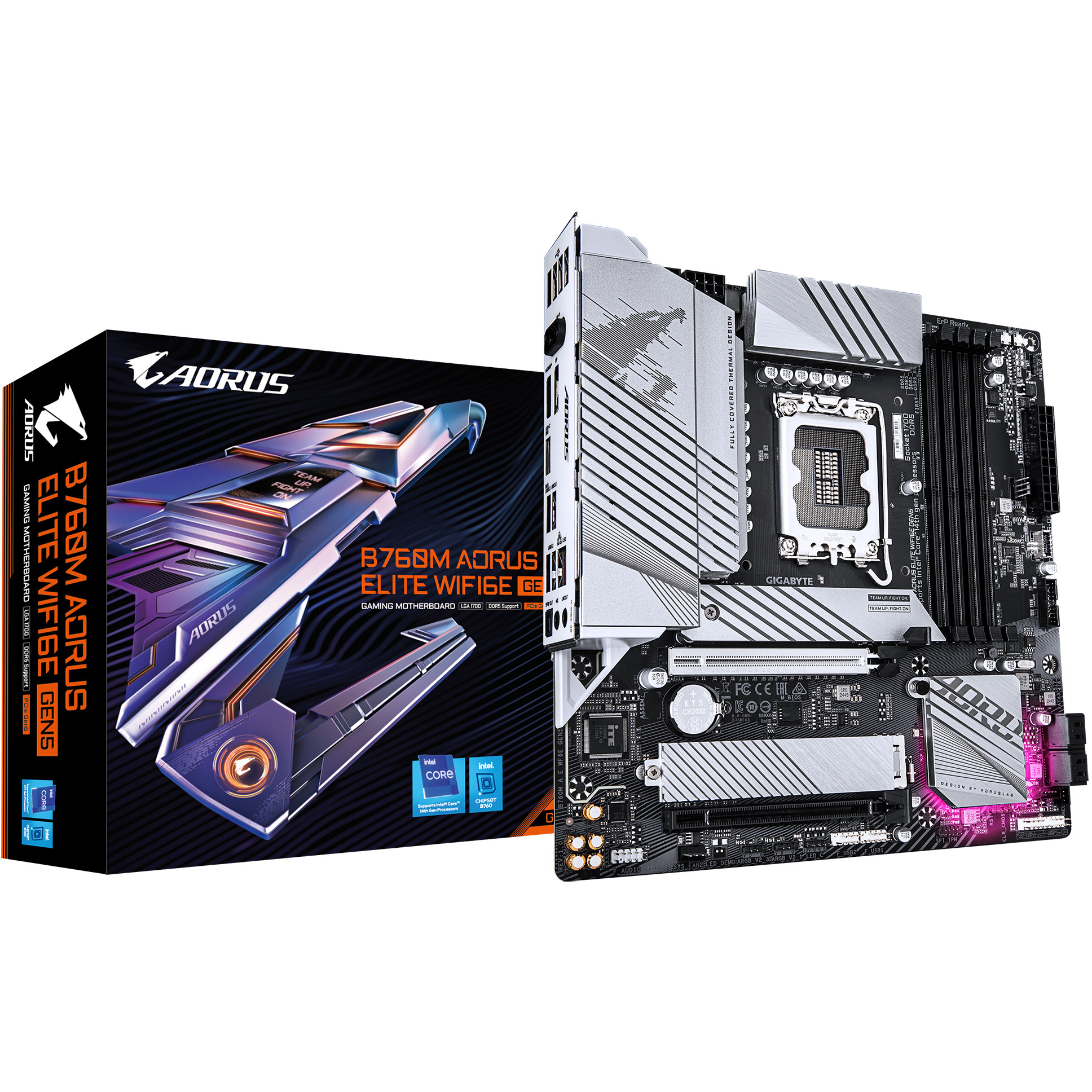 Matična ploča GIGABYTE B760M AORUS ELITE WF6E GEN5-0