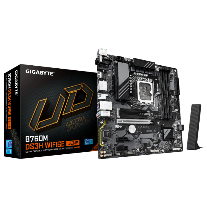 Ploča glavna GIGABYTE B760M DS3H WF6E GEN5