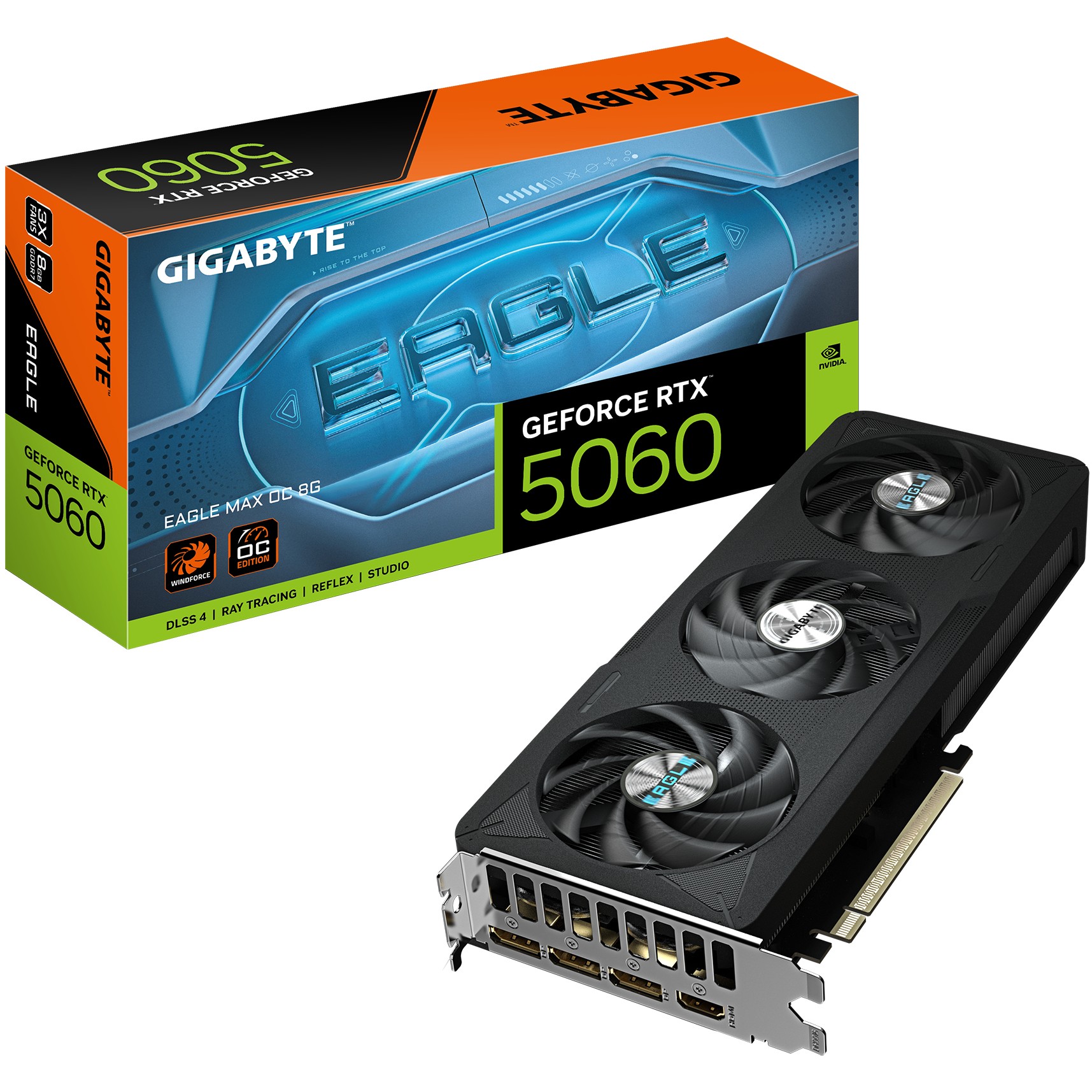 Grafička kartica GIGABYTE GeForce RTX 5060 EAGLE MAX OC 8GB-4