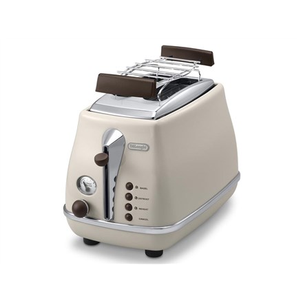 Toster DELONGHI Icona Capitals CTOV 2103.BG (2 utora, 900W, bež)-6