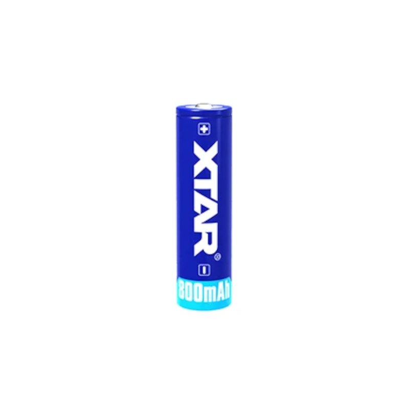 Baterija XTAR 14500 AA (3,7V, Li-ion, 800 mAh)-0