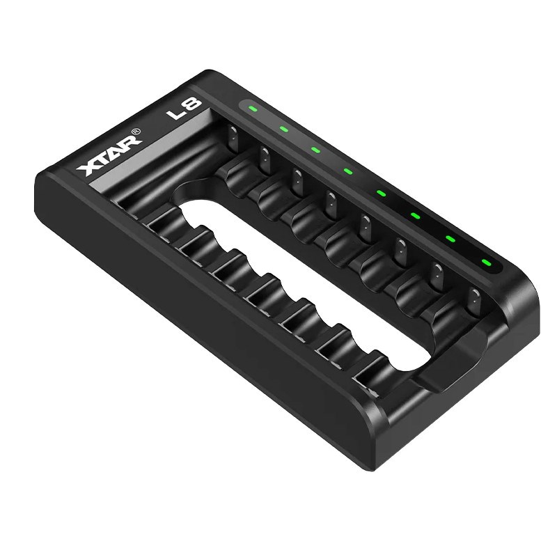 Punjač baterija XTAR (AA/AAA 1,5 V i 1,2V, pametni, 8 utora)-4