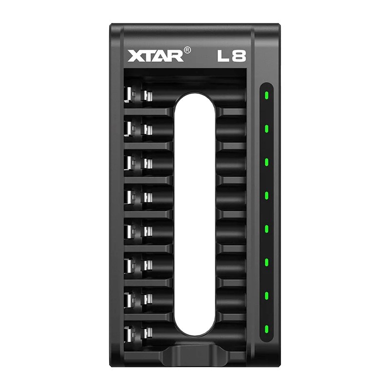 Punjač baterija XTAR (AA/AAA 1,5 V i 1,2V, pametni, 8 utora)-5