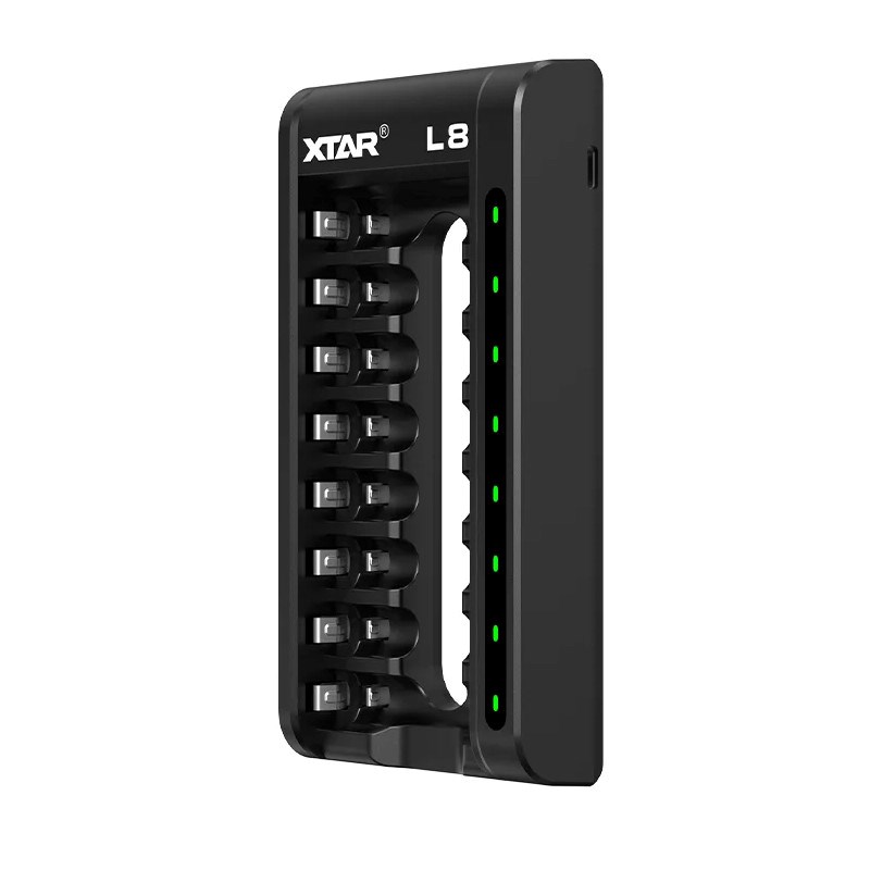 Punjač baterija XTAR (AA/AAA 1,5 V i 1,2V, pametni, 8 utora)-3