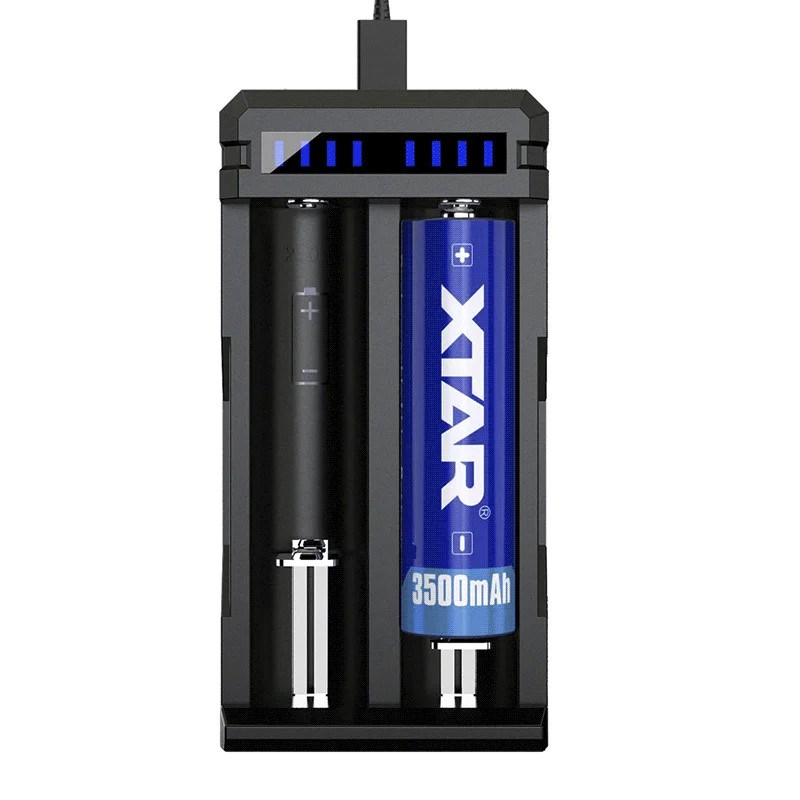 Punjač baterija XTAR Li-ion 18650 USB-C - 2 utora-3