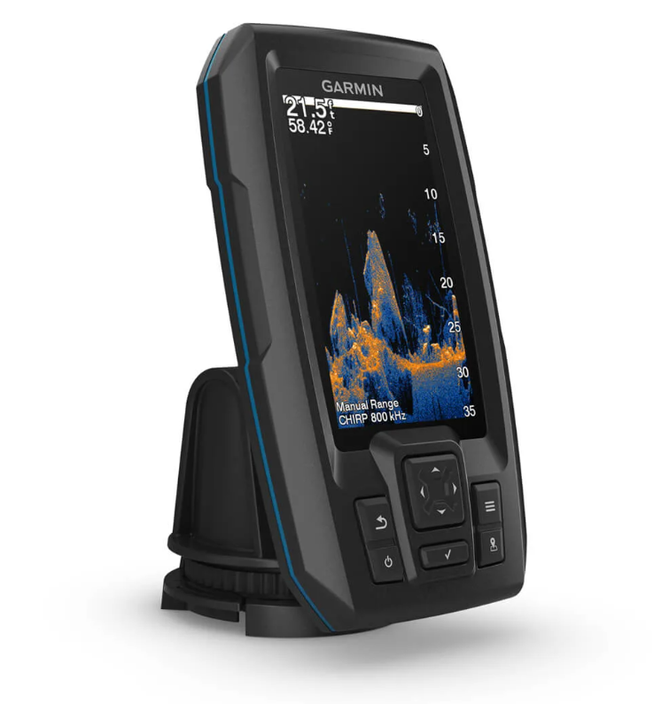 Fishfinder GARMIN Striker Vivid 4cv (sa sondom CHIRP 77/200kHz/ClearVü GT20-TM, 4-pin) GPS 010-02550-01-1