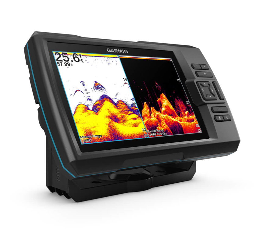 Fishfinder GARMIN Striker Vivid 7cv (sa sondom CHIRP 77/200kHz/ClearVü GT20-TM, 4-pin) GPS, 010-02552-01-4