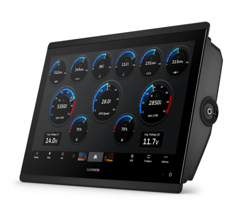 Nautički GPS ploter GARMIN GPSMAP 1623, bez sonara, s osnovnom kartom svijeta, 010-02919-00-1