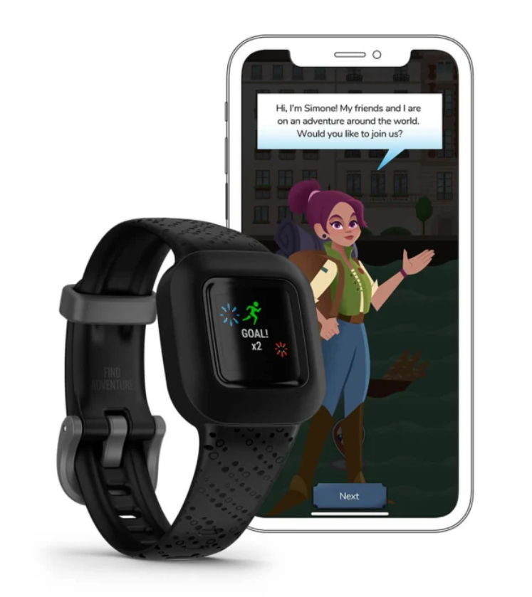 Pametna narukvica dječja GARMIN vivofit jr. 3 Black Cosmic, 010-02441-03-5