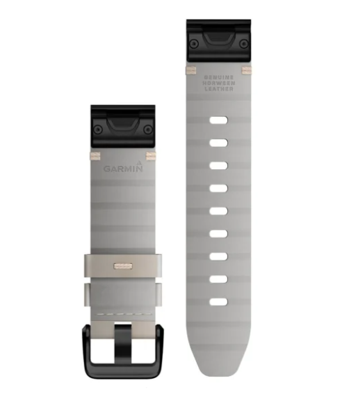Zamjenski remen GARMIN za fenix 7S Limestone kožni, 010-13102-06-1