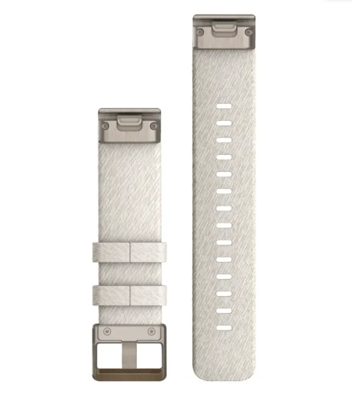 Zamjenski remen GARMIN za Quickfit 20mm Cream Heathered Nylon/soft gold, 010-13279-07-1