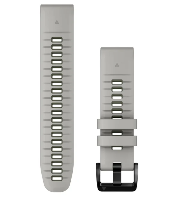 Zamjenski remen GARMIN za Quickfit 22mm Fog Gray/Moss silicone, 010-13280-08-1