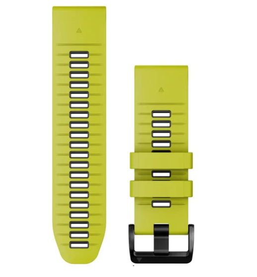 Zamjenski remen GARMIN za Quickfit 26mm Electric Lime/Graphite silicone, 010-13281-03-0