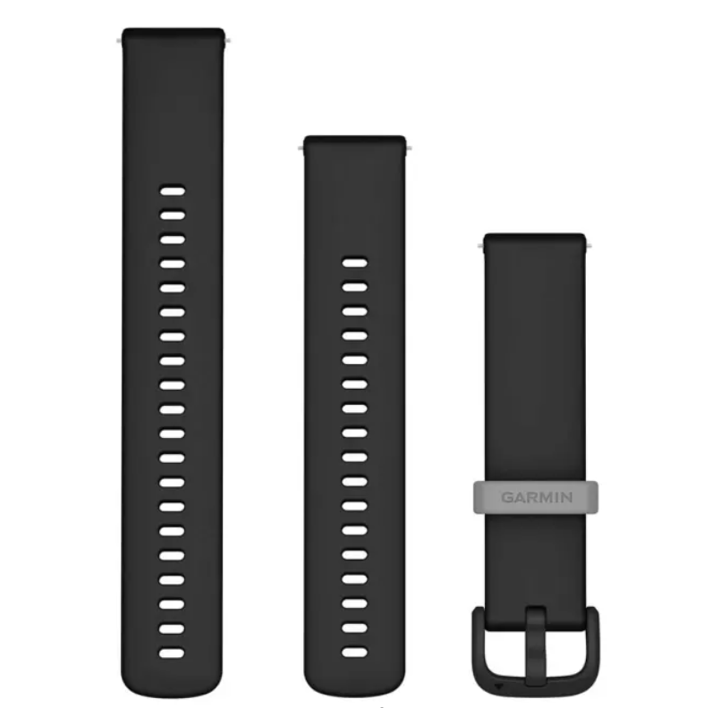 Zamjenski remen GARMIN za Vivoactive 5 20mm, Black silicone, 010-12932-30
