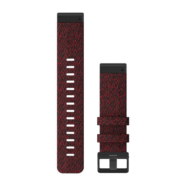 Zamjenski remen za GARMIN fenix 6 - Heathered Red Nylon, 010-12863-06-1