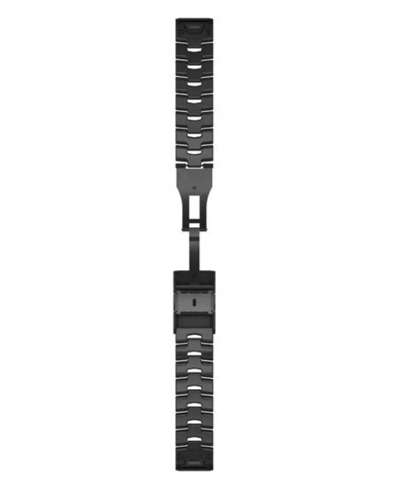 Zamjenski remen za GARMIN fenix 6 - Vented Titanium Carbon Gray, 010-12863-09