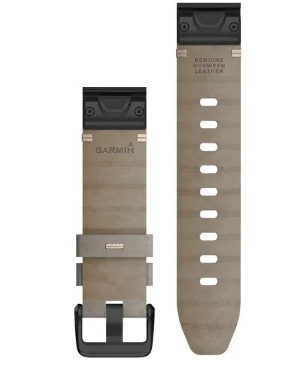 Zamjenski remen GARMIN QuickFit 20 mm Shale Gray Leather, 010-12876-00