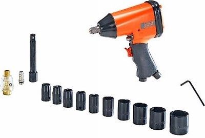 Udarni ključ Black&Decker 1/2'' s setom nastavaka (10 komada)-0
