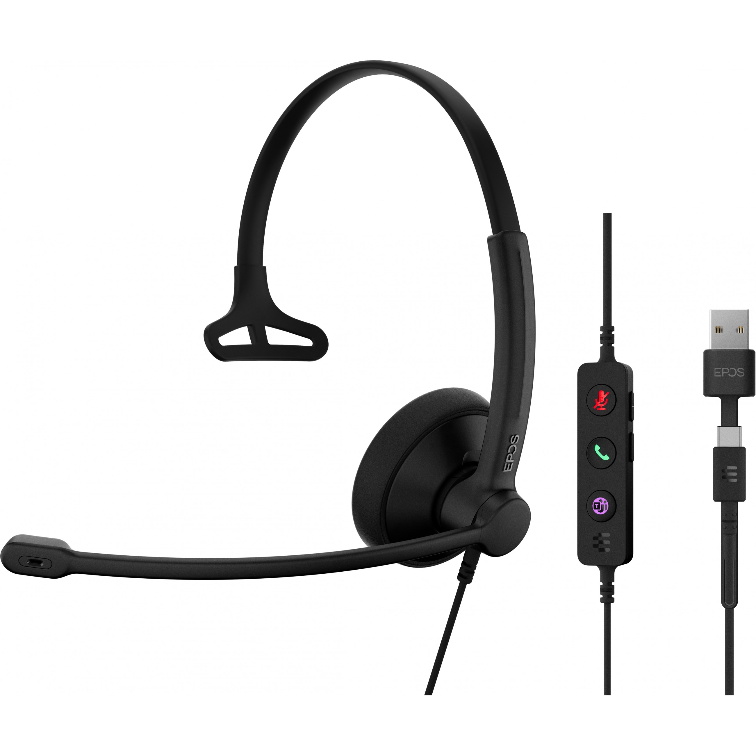 HEADSET EPOS IMPACT 100 MS Mono USB-C+A (mono)-3