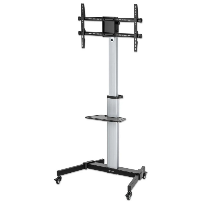 Pokretni podni stalak MANHATTAN (za ekrane 37" do 86", nosivost do 50 kg, aluminijski)-0