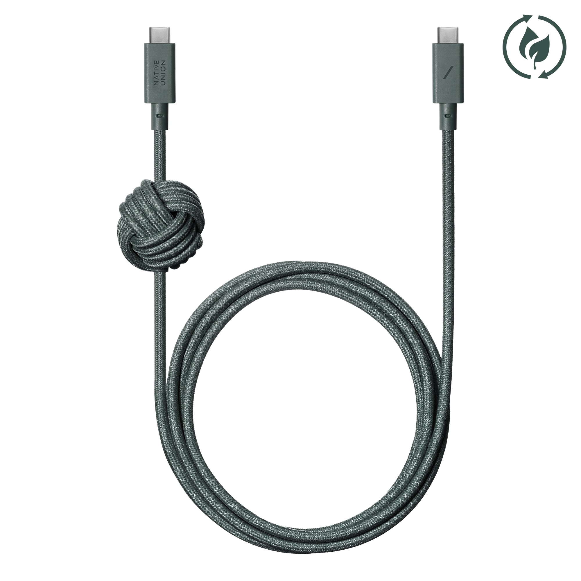 Native Union USB-C to USB-C Cable 3m 240W green-3