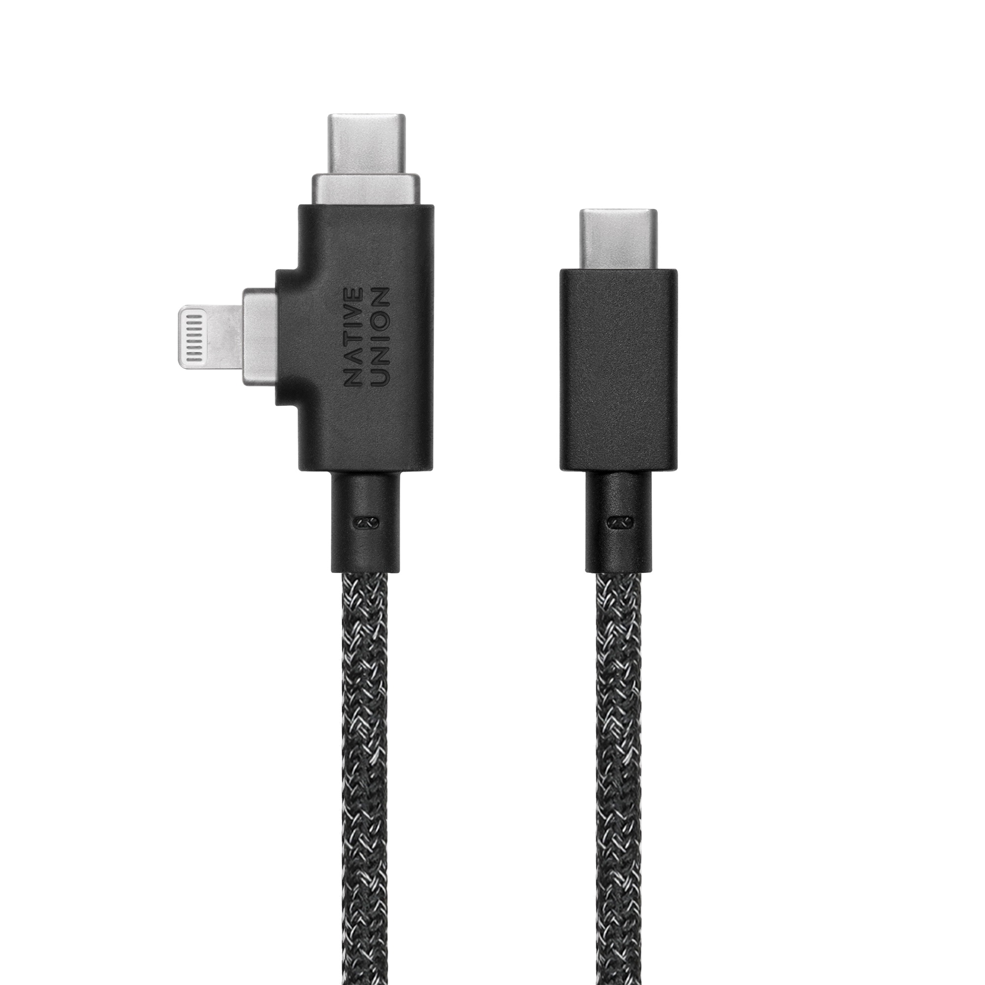 Native Union Belt Cable Duo Pro (USB-C to USB-C/Lightning)-1