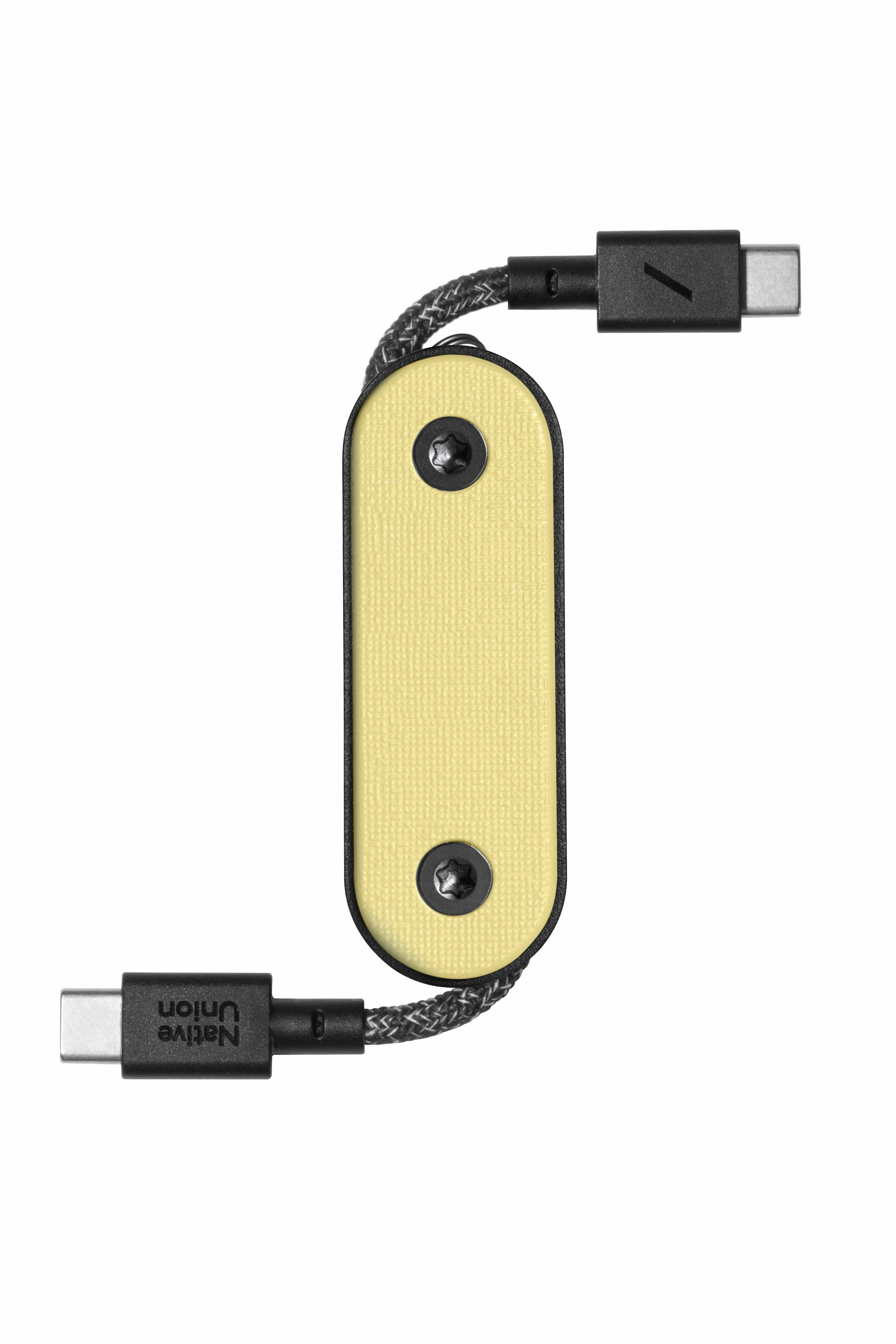 USB-C to USB-C Cable, 17 cm (lemon)-2